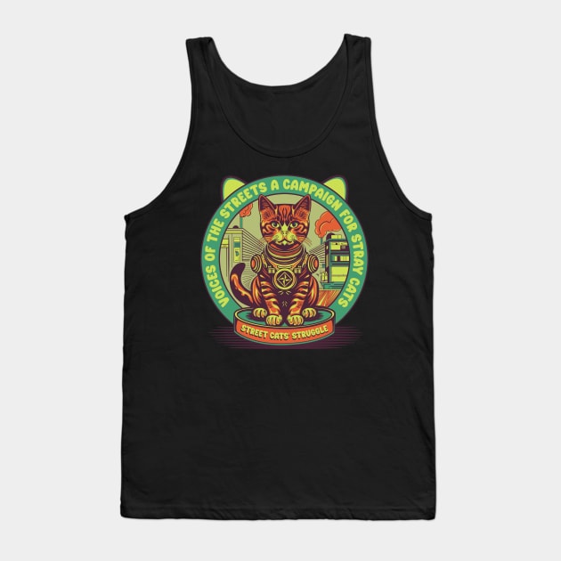 Street Cats' Struggle Tank Top by darkbattle